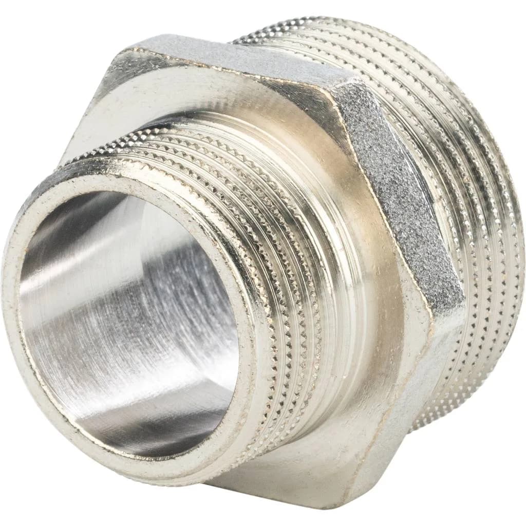 STOUT Ниппель НН переходной никелированный 1 1/4X1 (260003N121000B)