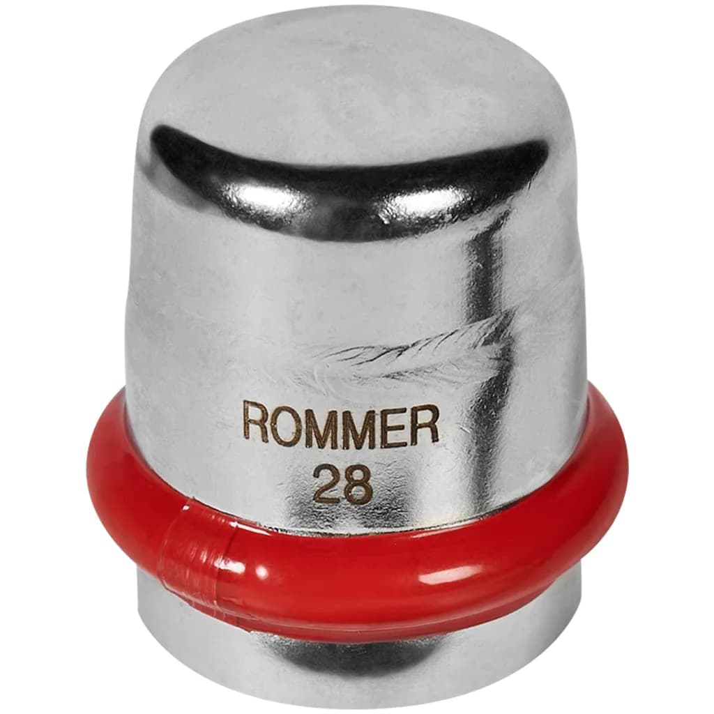 *RSS-0025-000028 ROMMER Заглушка ВПр, 28, из нержавеющей стали прессовой