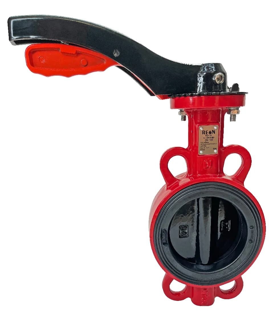 Дисковый поворотный затвор с алюминиевой рукояткой REON тип RSV81RED DN 40 PN 16