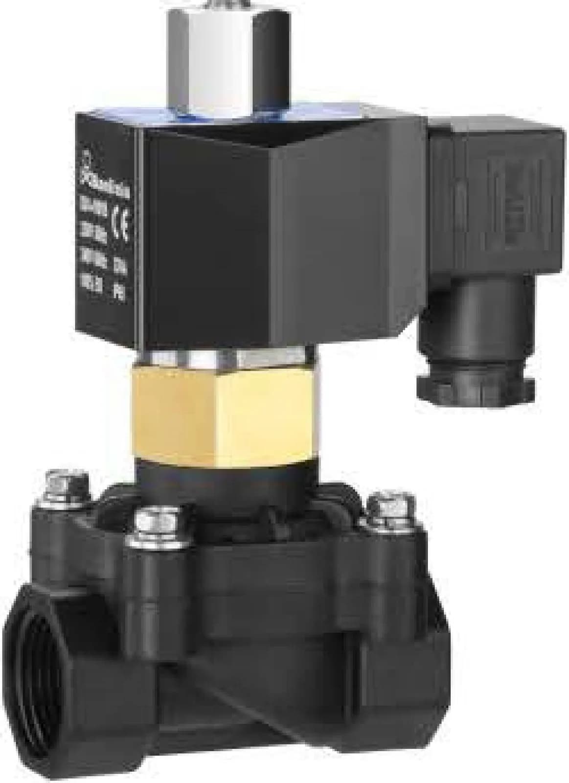 Соленоидный вентиль прямого действия SANLIXIN 3⁄4 " NO (ZS2DF02N7E20, plastic, 0-5 bar, 220V)
