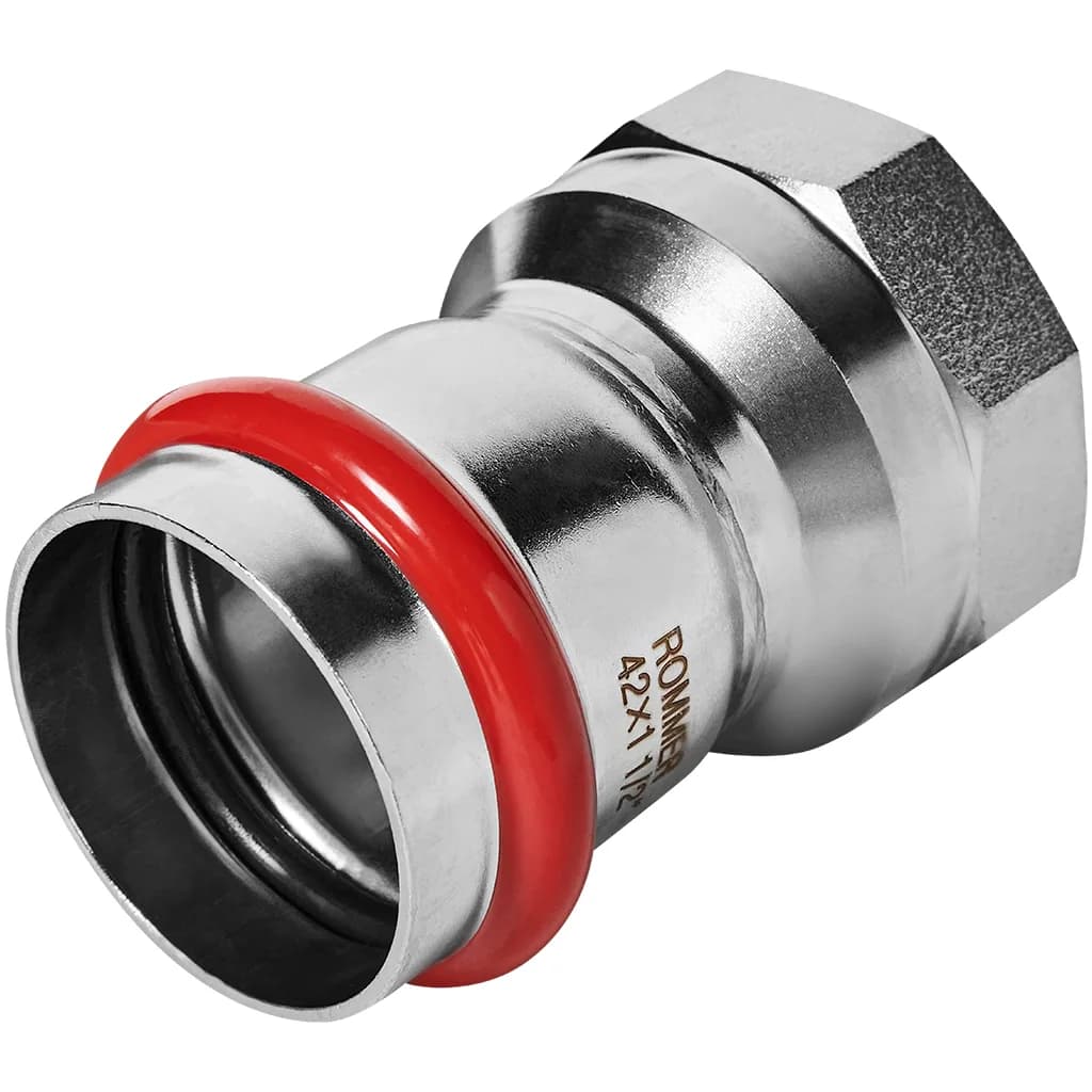 *RSS-0022-042112 ROMMER Переходник ВПр-ВР, 42х11/2, из нержавеющей стали прессовой