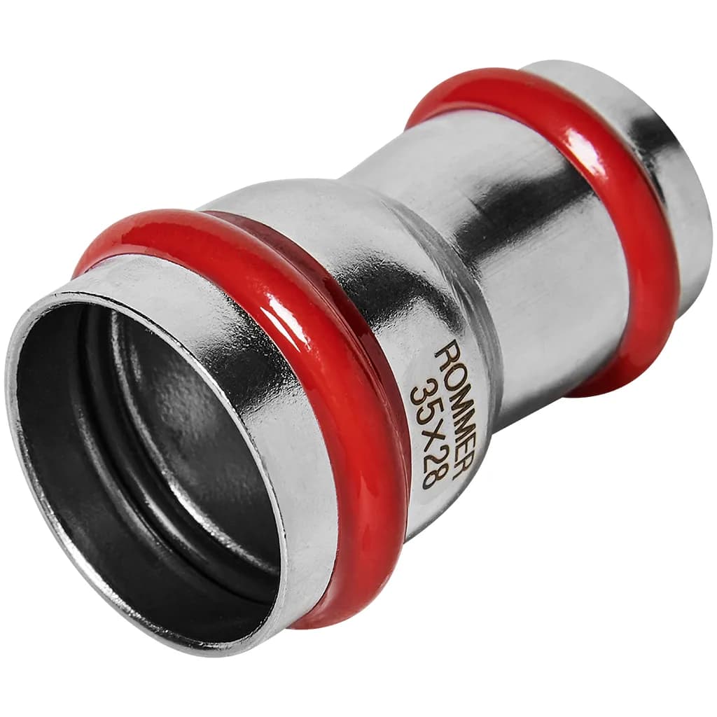 *RSS-0018-003528 ROMMER Муфта переходная ВПр, 35х28, из нержавеющей стали прессовой