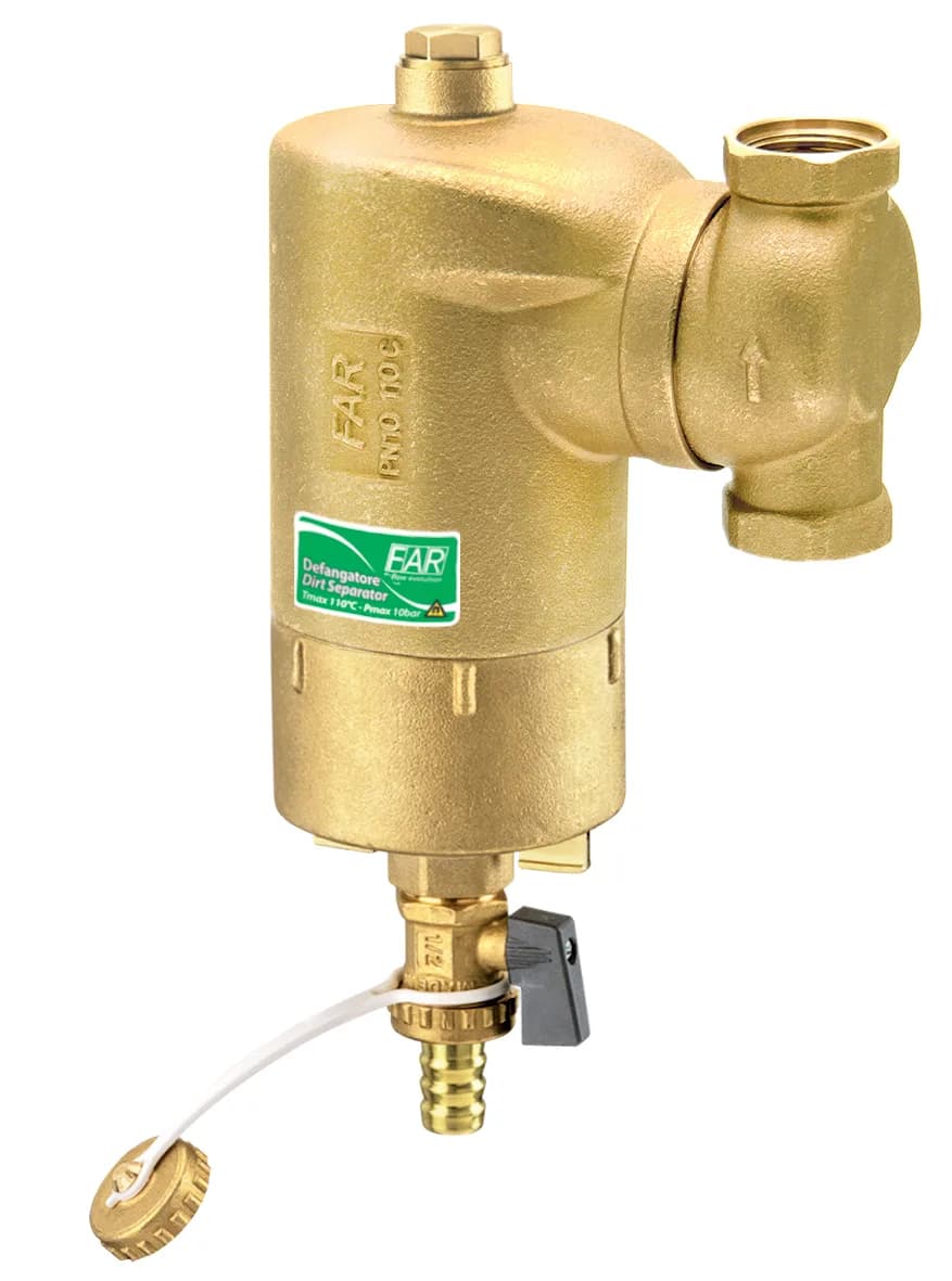 FAR Грязеуловитель с поворотным соединением, 1 1/4"(ВВ) с магнит.