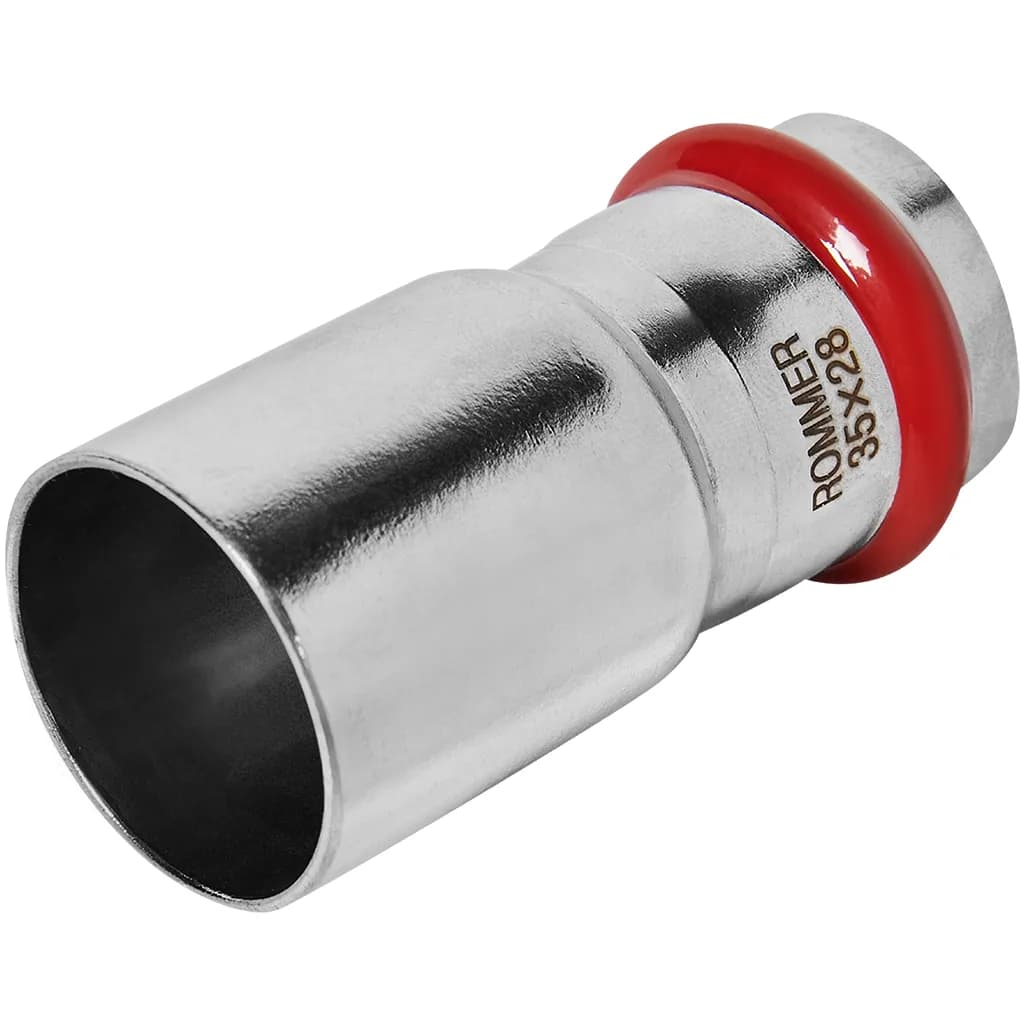 *RSS-0020-003528 ROMMER Муфта переходная НПр-ВПр, 35х28, из нержавеющей стали прессовой