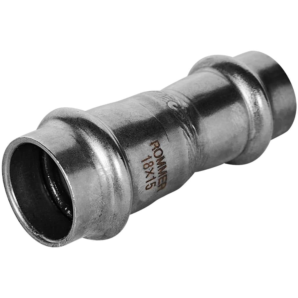 *RSS-0018-001815 ROMMER Муфта переходная ВПр, 18х15, из нержавеющей стали прессовой