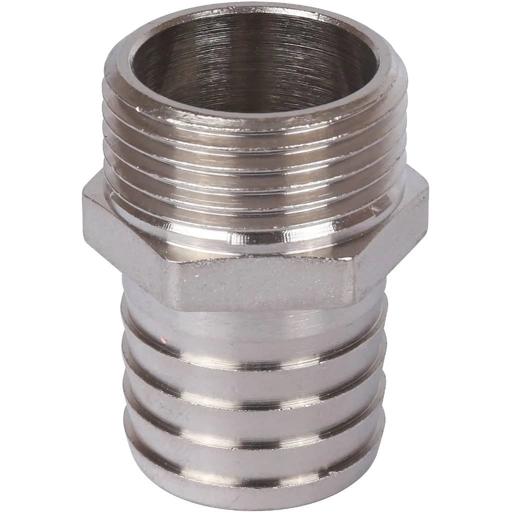STOUT Штуцер НР никелированный 1 x30 (2600D9N103000B)