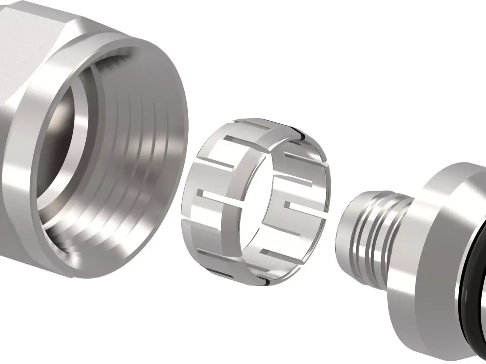 UPONOR FLEX-X зажимной адаптер ИЗ покрытой латуни PE-X 16X2,2-3/4 ВР евроконус
