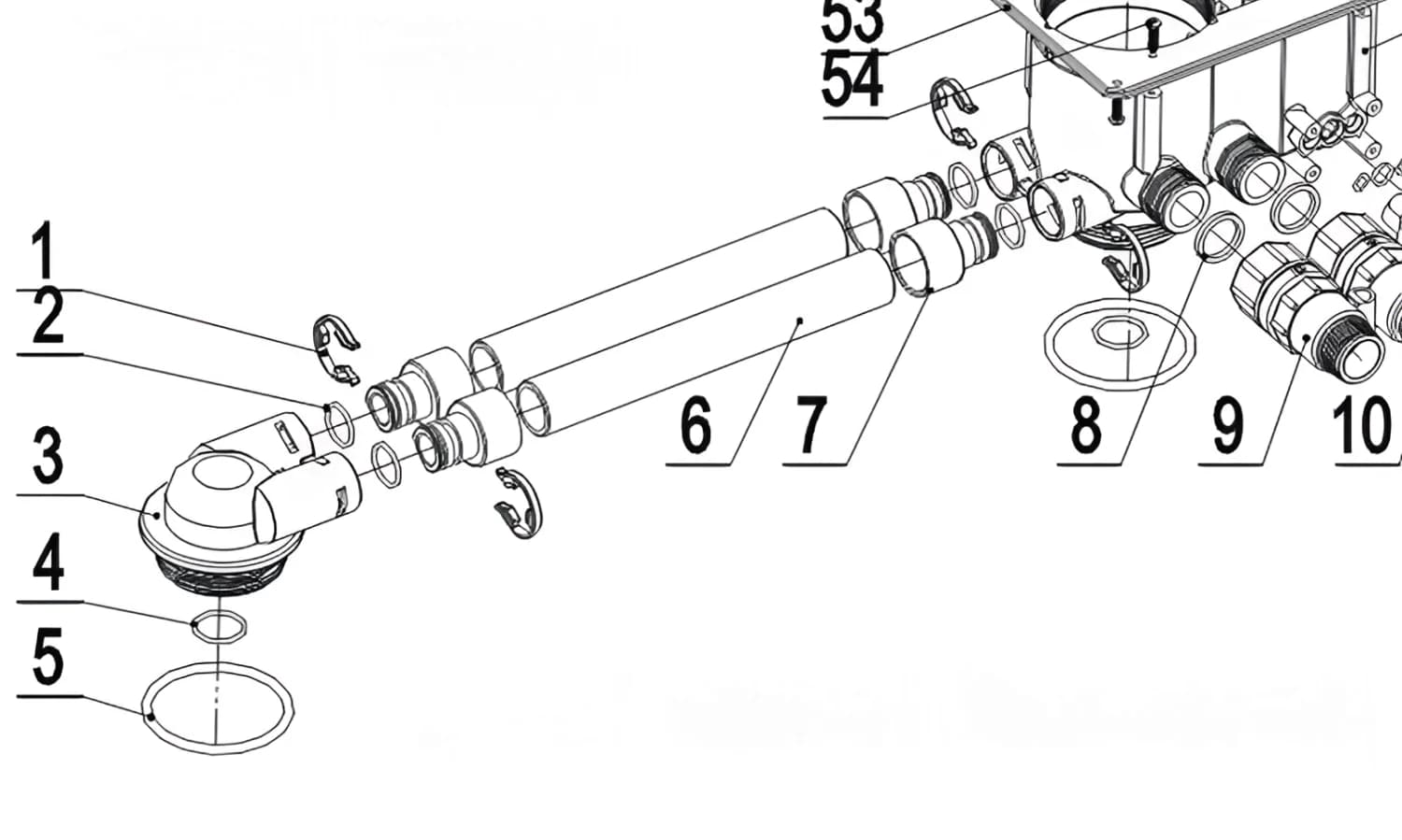 Запчасть Runxin для TMF 73A (twin/коннектор)