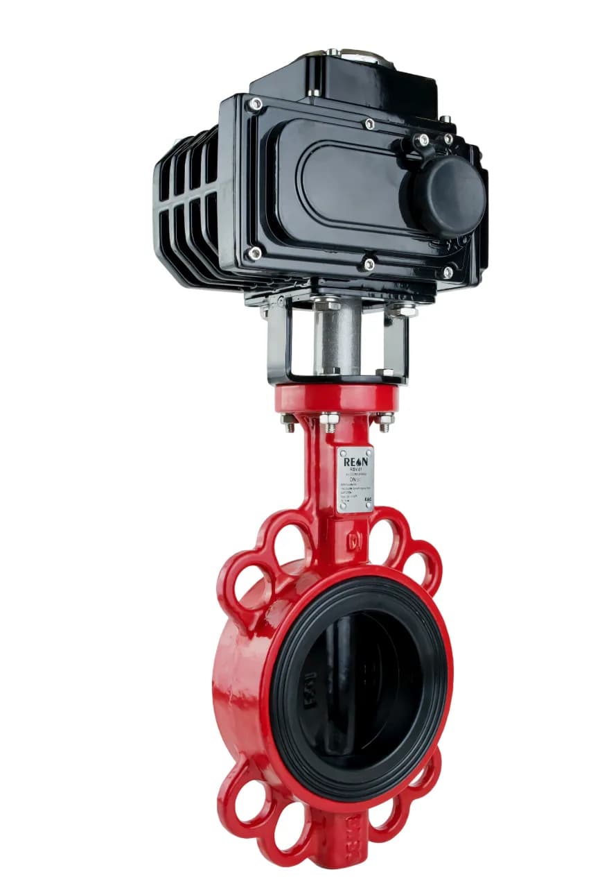 Дисковый поворотный затвор REON тип RSV81RED DN 700 с электроприводом 380 В
