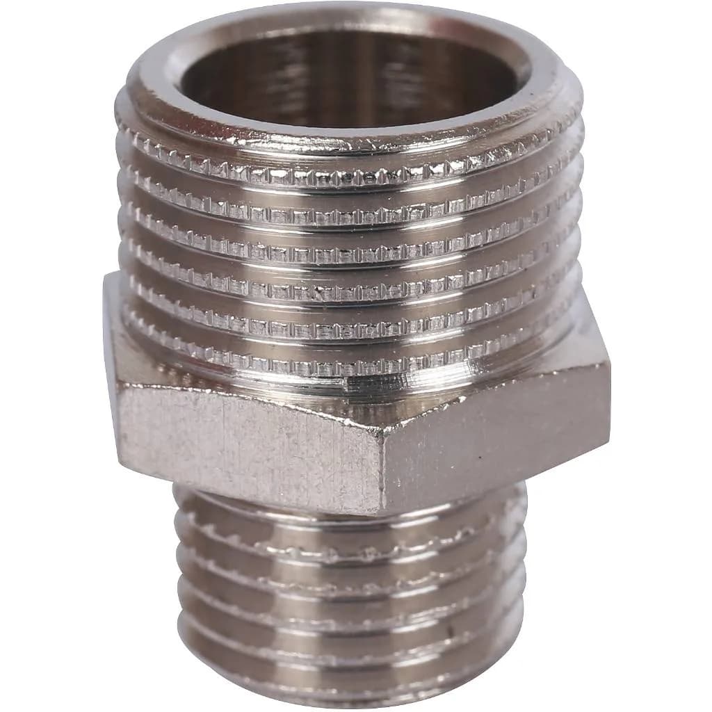 STOUT Ниппель НН переходной никелированный 3/8X1/4 (260003N030200B)
