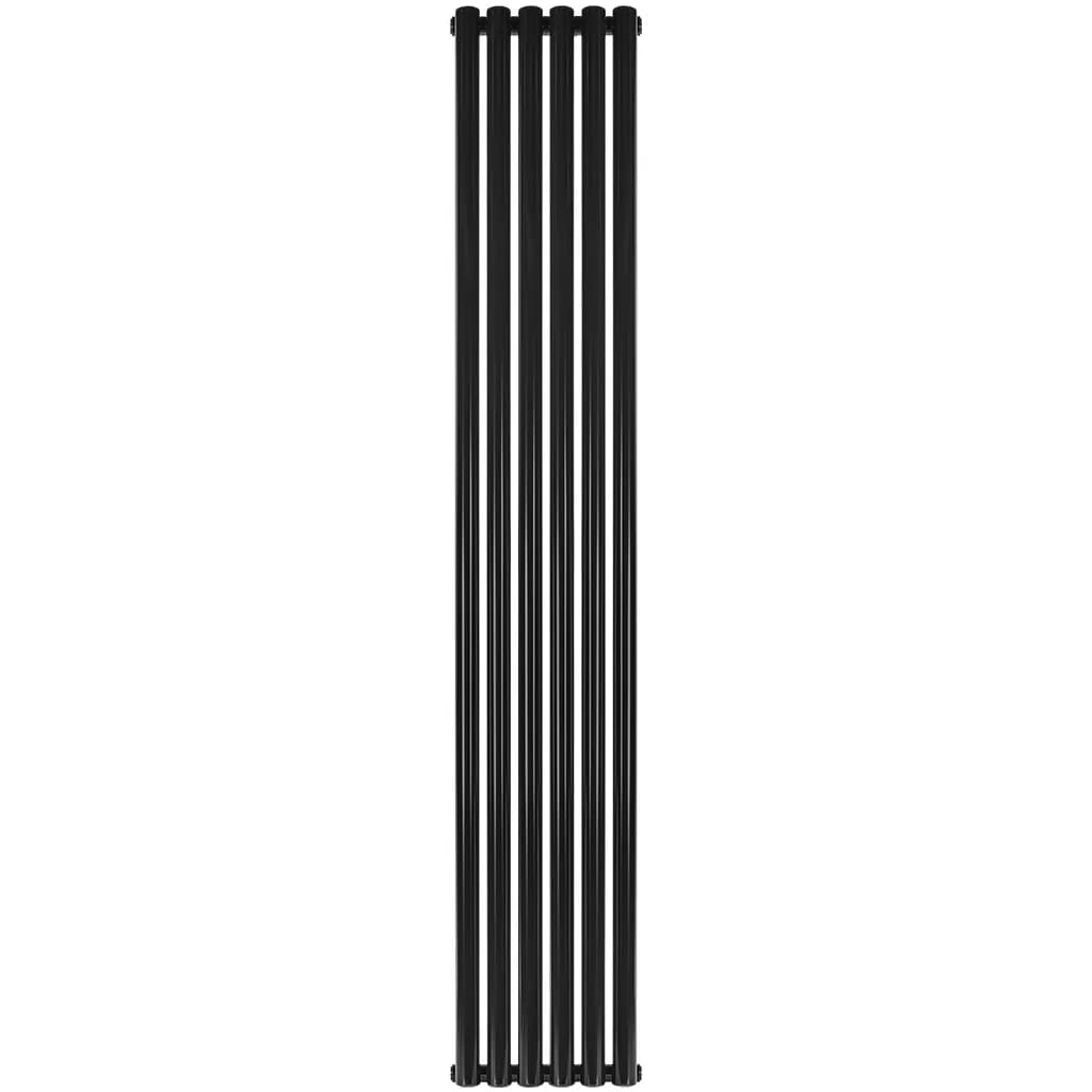 Радиатор стальной трубчатый STOUT TUBE ROUND R40, 1750 мм, 6 секц., чёрный