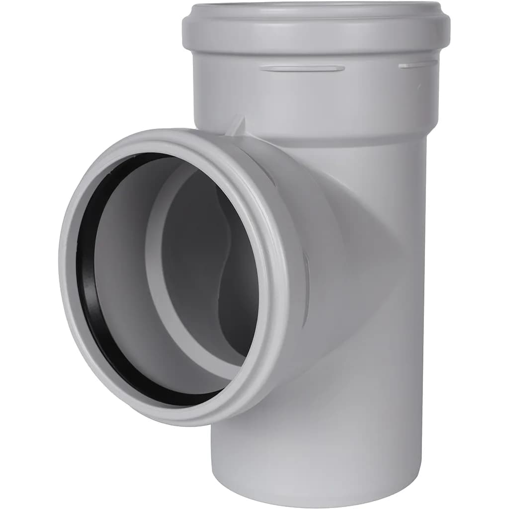 STOUT D 110 x 110/87,5° Тройник канализационный бесшумный