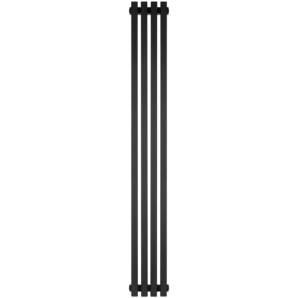 Радиатор стальной трубчатый STOUT TUBE QUADRO QV40, 1750 мм, 4 секц., черный