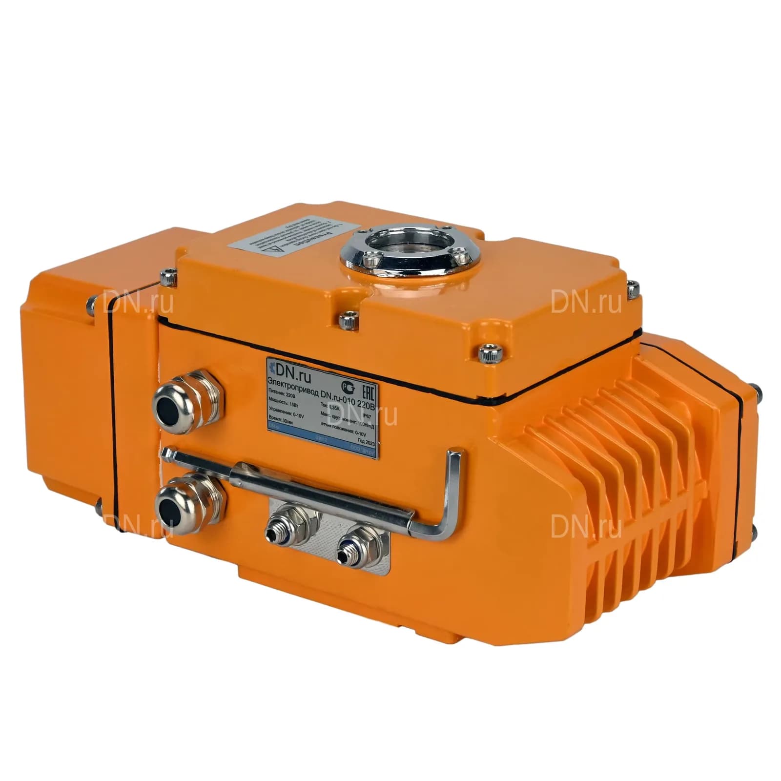 Электропривод четвертьоборотный DN.ru QT-N-005EM-A1-24VDC-У1 c датчиком обратной связи и входным управляющим сигналом 4-20 мА HARK