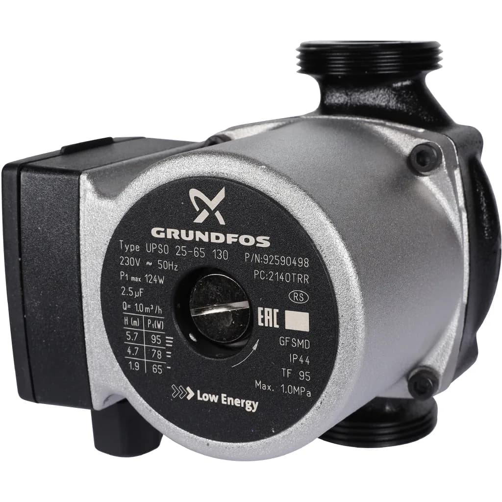 Насосно-смесительный узел с термостатическим клапаном; Grundfos UPSO 25-65 130