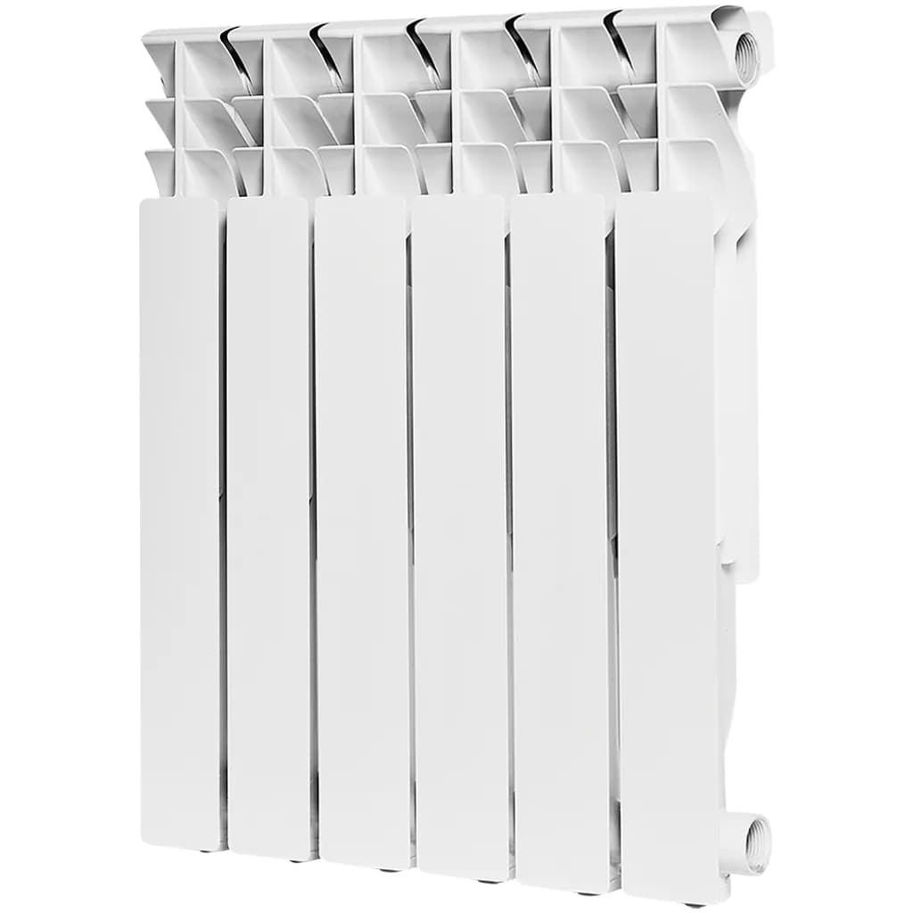 Радиатор алюминиевый ROMMER Plus 500, 6 секц.