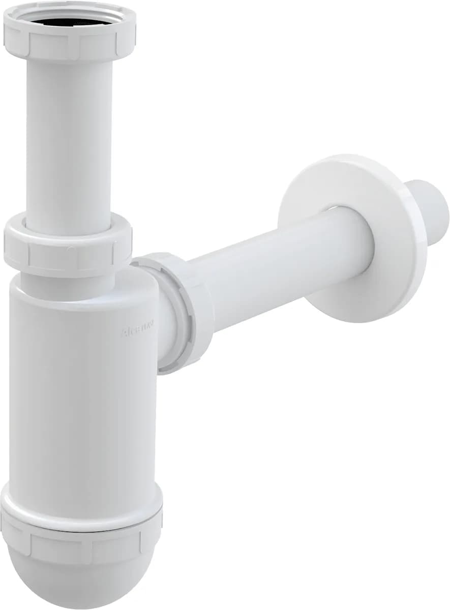 AlcaPlast Сифон для умывальника DN32 c накидной гайкой 5/4&quot
