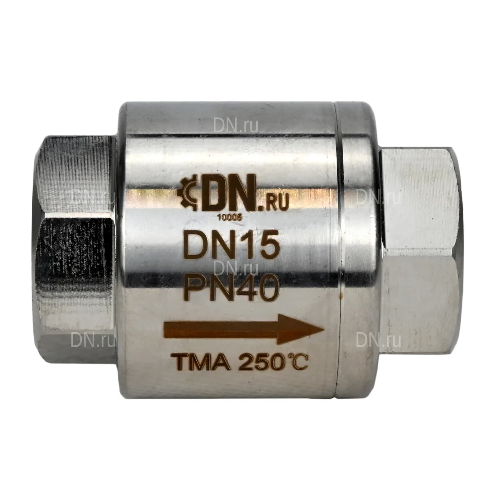 Конденсатоотводчик термостатический DN.ru STS3131P-T 1/2′′ Ду15 Ру40 резьбовой, корпус - нержавеющая сталь AISI 304, уплотнение - PTFE