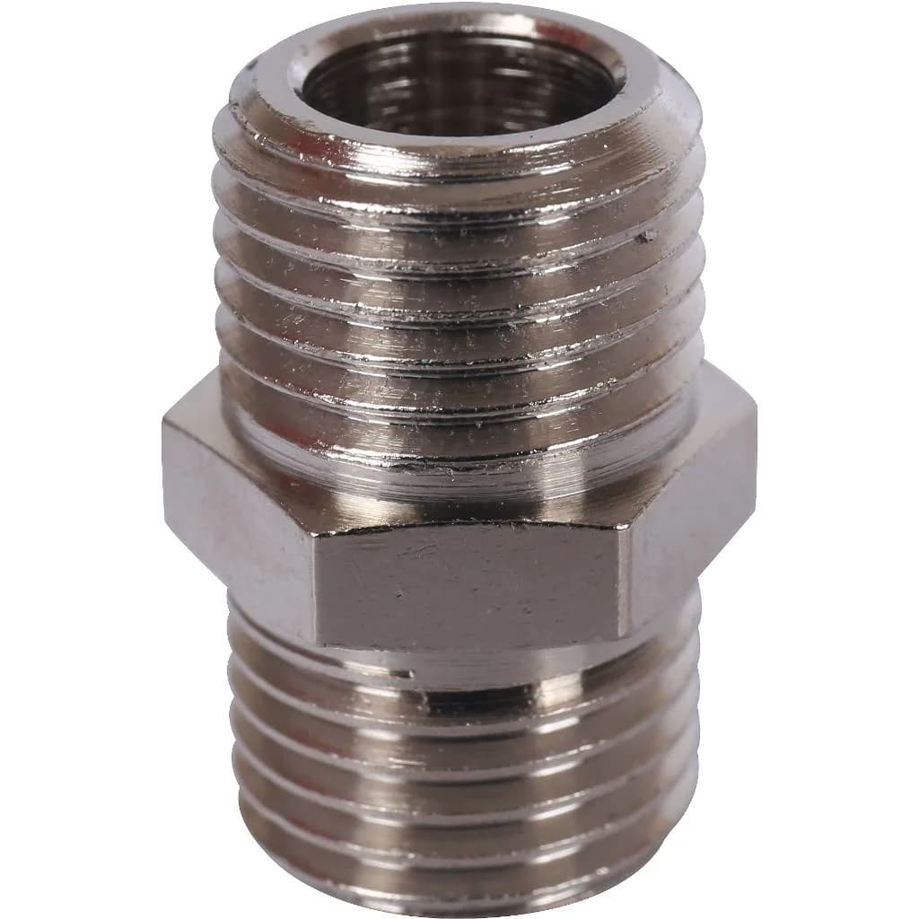 STOUT Ниппель HH никелированный 1/4 (260000N020200B)