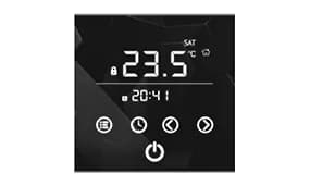 VARMANN Настенный регулятор Varmann Vartronic, с естественной конвекцией, цвет черный