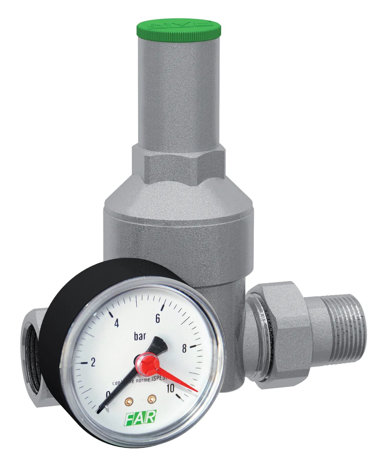 FAR Редуктор хром. 1/2" с манометром