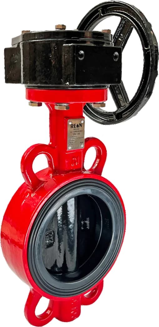 Дисковый поворотный затвор с редуктором REON тип RSV811-GEAR DN 250