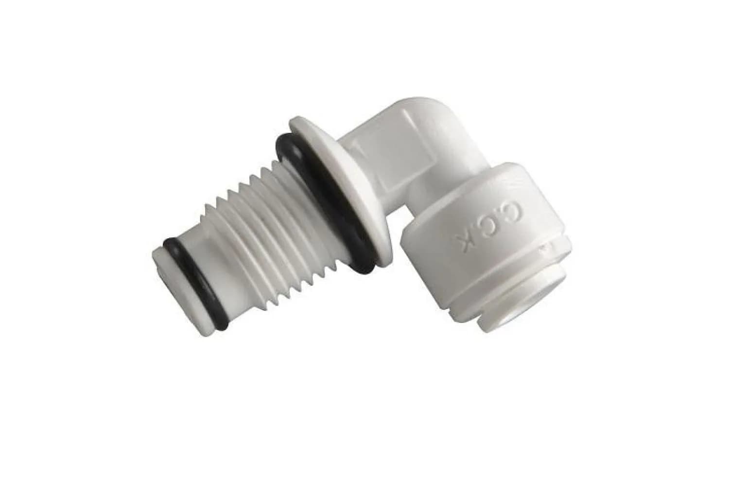 Фитинг угловой 1/4"-1/4" (трубка-резьба) с двойной резинкой 4 ME 4-1