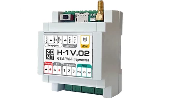 ZONT Отопительный GSM/Wi-Fi контроллер ZONT H-1V.02