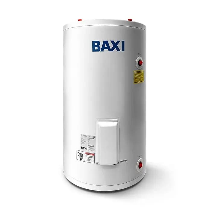 Baxi UBC 150 Накопительный электрический водонагреватель со змеевиком косвенного нагрева, одиночный змеевик, напольный, стальной эмалированный, с верхним подключением, емкостью 150 л