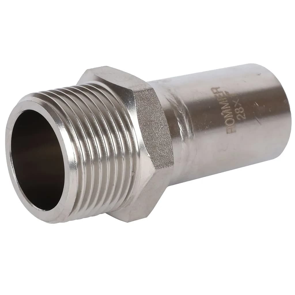 *RSS-0024-000281 ROMMER Вставка переходная НПр-НР, 28х1, из нержавеющей стали прессовой