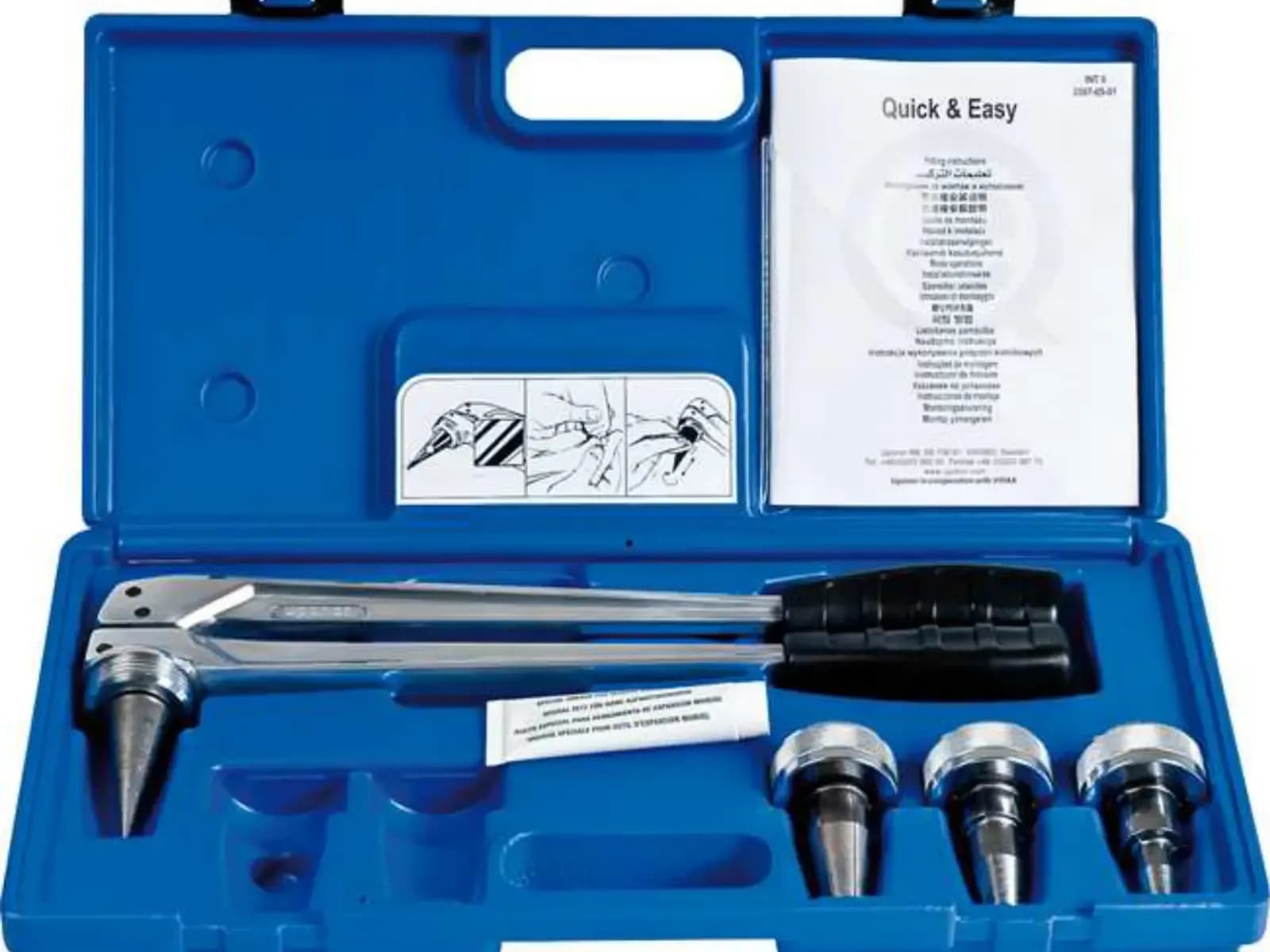 UPONOR Q&amp;E ручной инструмент расширительный С головками 16/20/25 (S3,2 + S5,0)