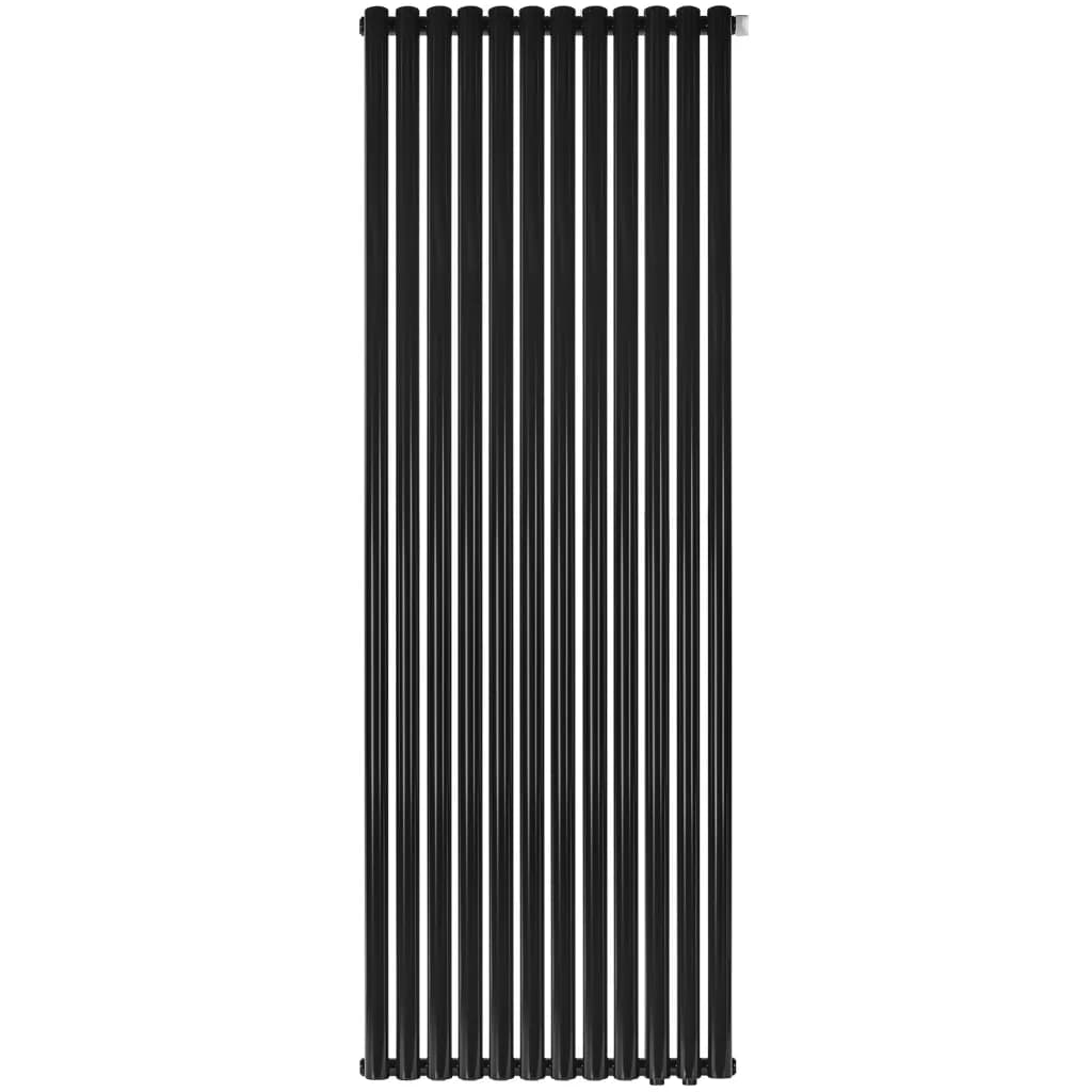 Радиатор стальной трубчатый STOUT TUBE ROUND R40, 1750 мм, 12 секц., чёрный