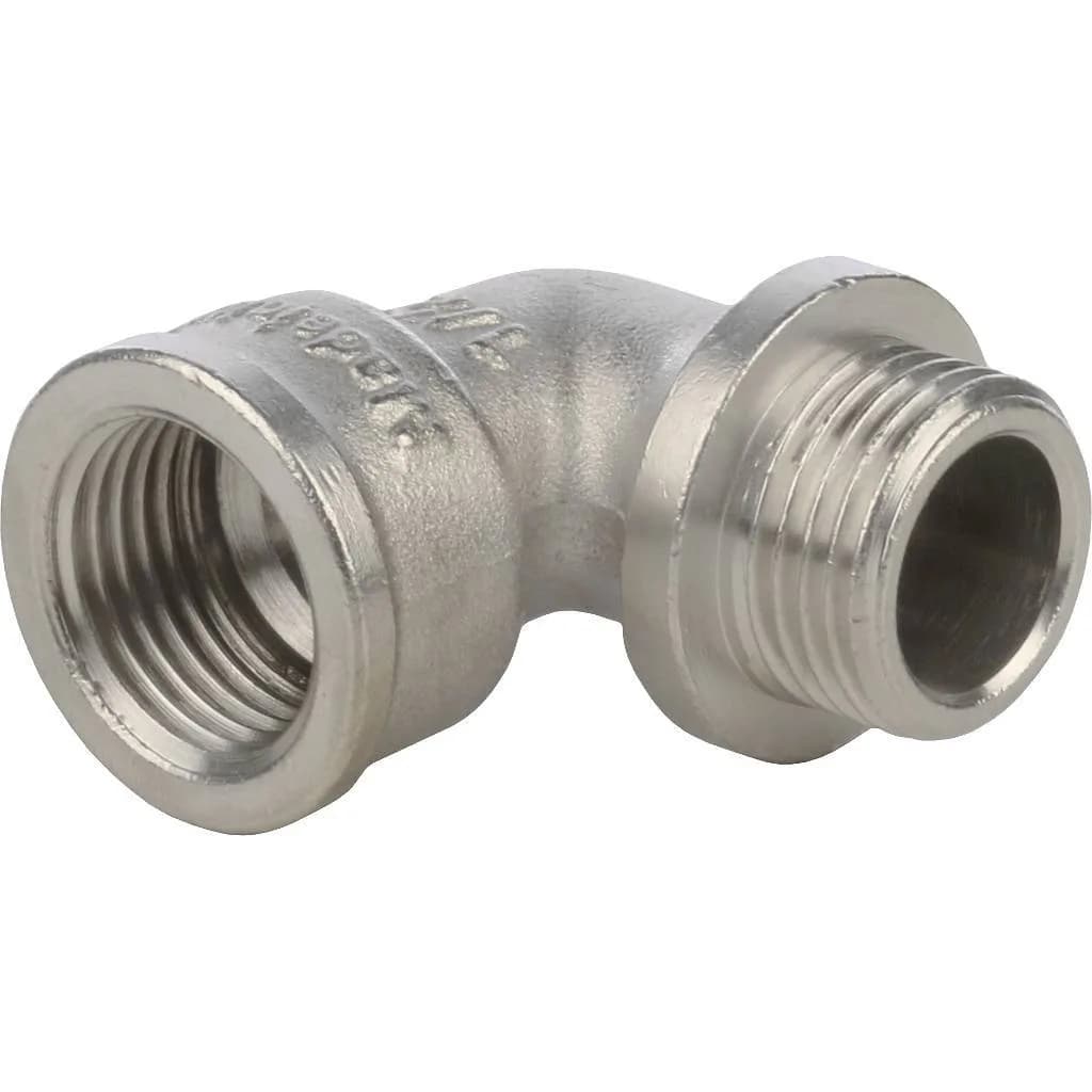 STOUT Угольник с упором НВ никелированный 1/2 (270024N040400B)