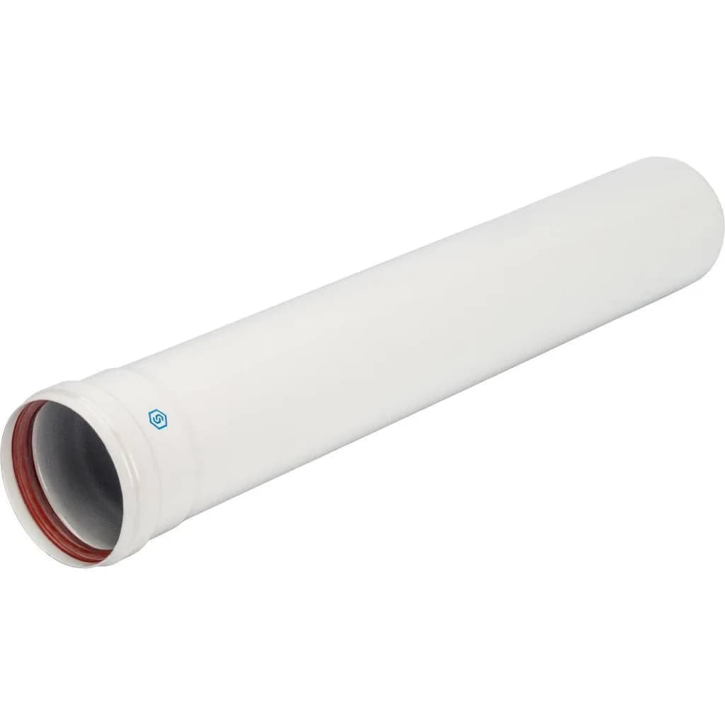 *SCA-0080-800500 STOUT элемент дымохода DN 80 труба 500 мм утепленная п/м