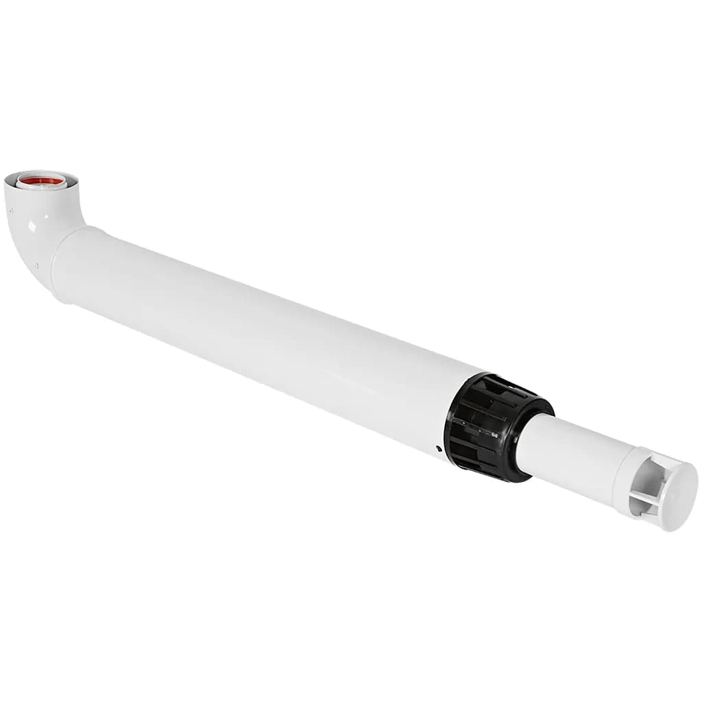*RCA-6010-241000 ROMMER Комплект дымохода традиц. АНТИЛЕД D60/100, L1000 (Bosch,Navien S/C/E,Baxi ECO Nova(кроме 31F и 1.31F)/Classic,Fondital)в комп. фланец