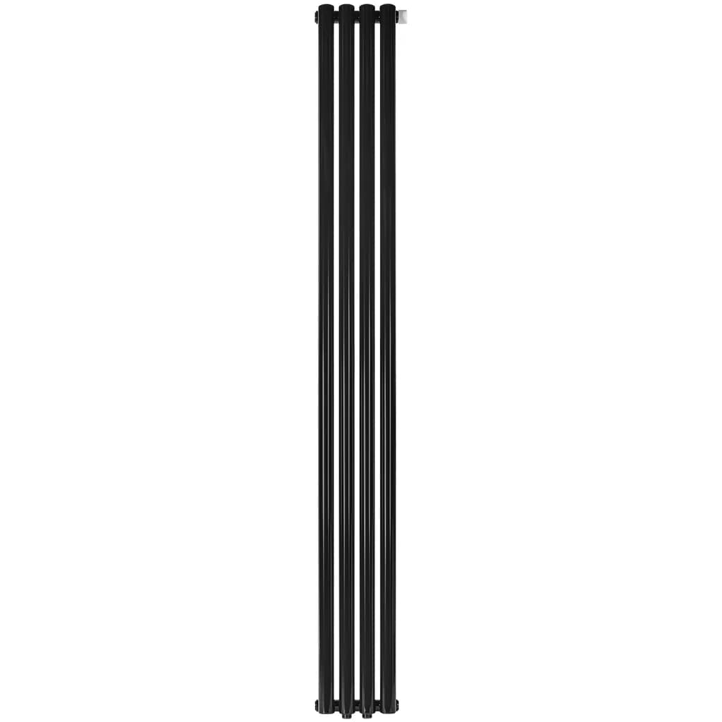 Радиатор стальной трубчатый STOUT TUBE ROUND R40, 1750 мм, 4 секц., чёрный (RT)