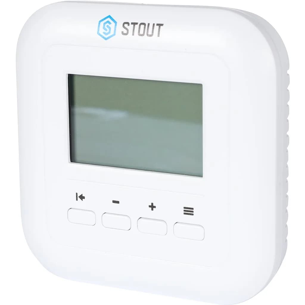 *STE-0004-000132 STOUT Термостат комнатный ST-132 с блоком питания