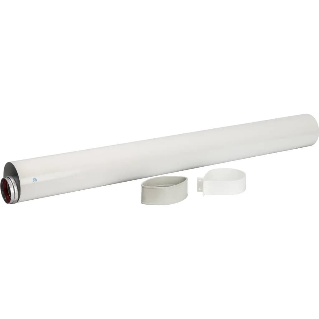 *SCA-6010-001000 STOUT Элемент дымохода DN60/100 труба коаксиальная 1000 мм п/м, уплотнения и хомут в комплекте