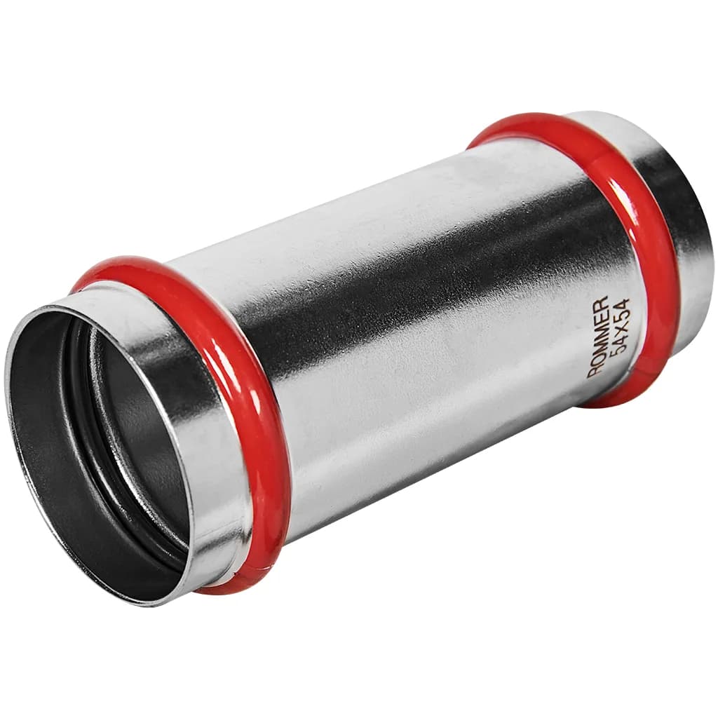 *RSS-0019-000054 ROMMER Муфта надвижная ВПр, 54, из нержавеющей стали прессовой