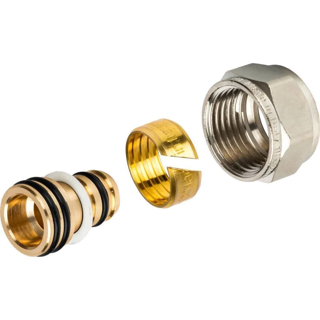STOUT Фитинг компрессионный для труб PEX-AL-PEX 16х2,0х1/2 (620080N041620B)