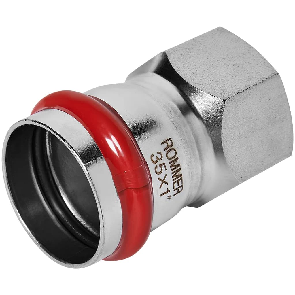 *RSS-0022-000351 ROMMER Переходник ВПр-ВР, 35х1, из нержавеющей стали прессовой