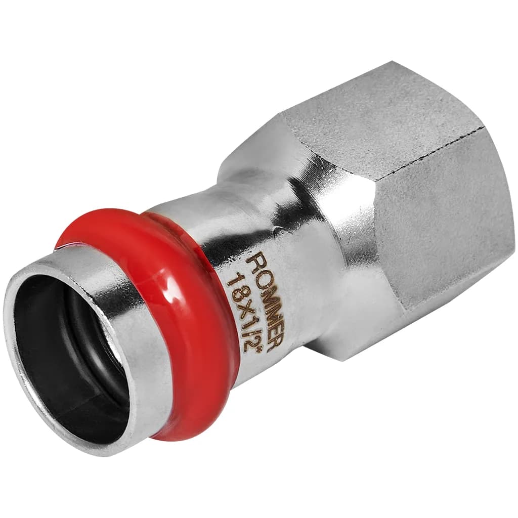 *RSS-0022-001812 ROMMER Переходник ВПр-ВР, 18х1/2, из нержавеющей стали прессовой