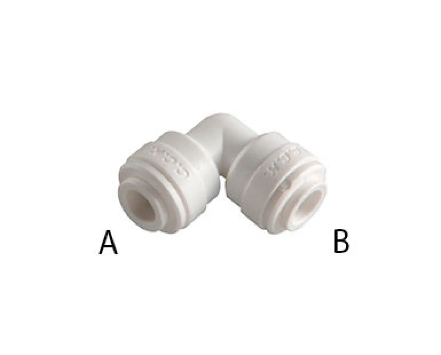 Фитинг угловой 1/4"-1/4" (трубка-трубка) 4 UE 4