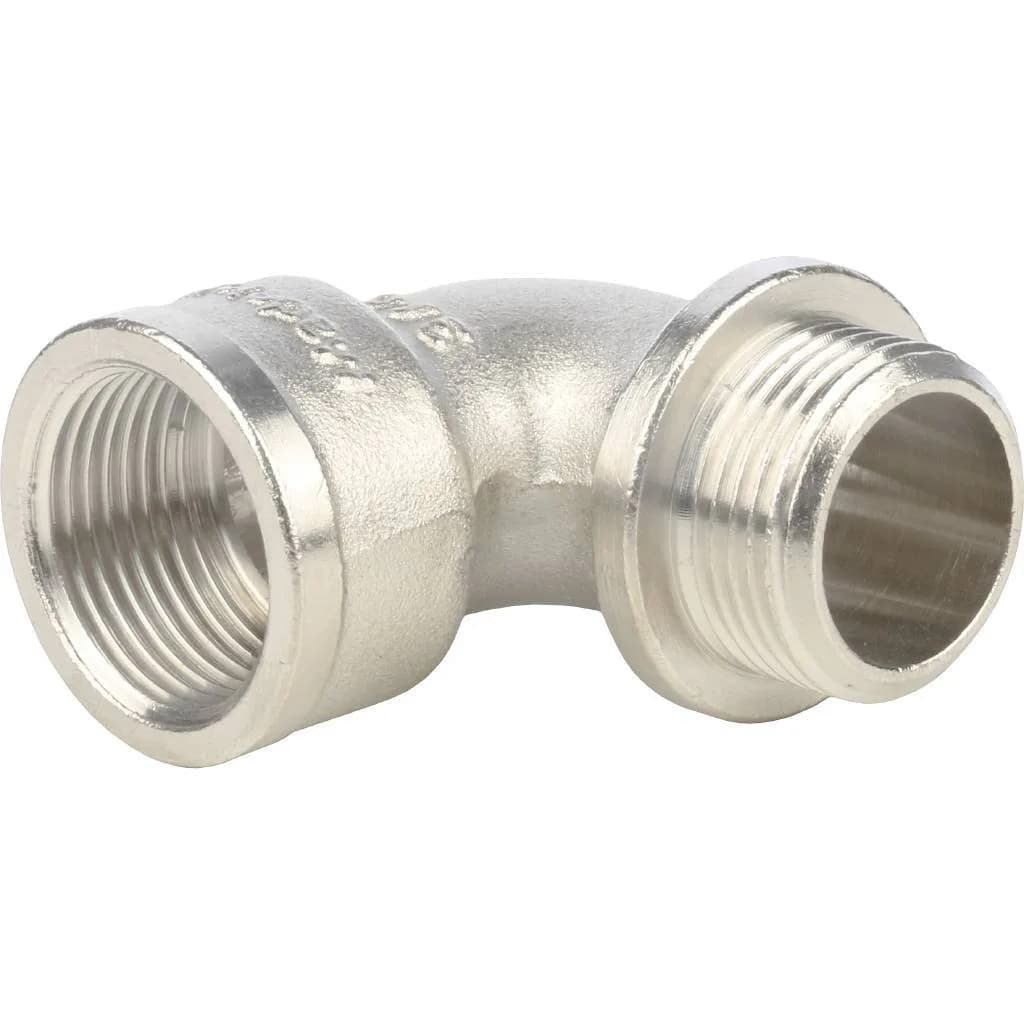 STOUT Угольник с упором НВ никелированный 3/4 (270024N050500B)