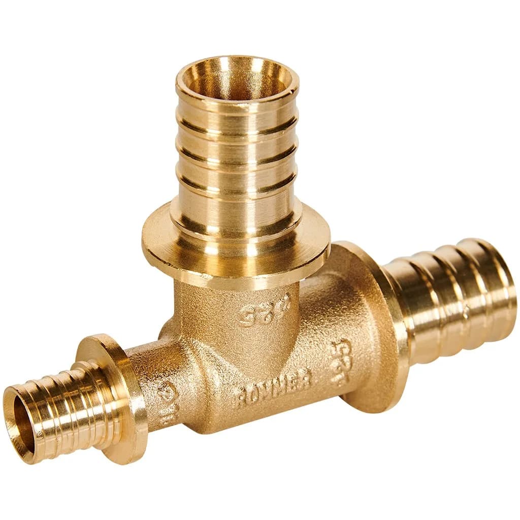 ROMMER Тройник переходной 25x25x16 для труб из сшитого полиэтилена аксиальный