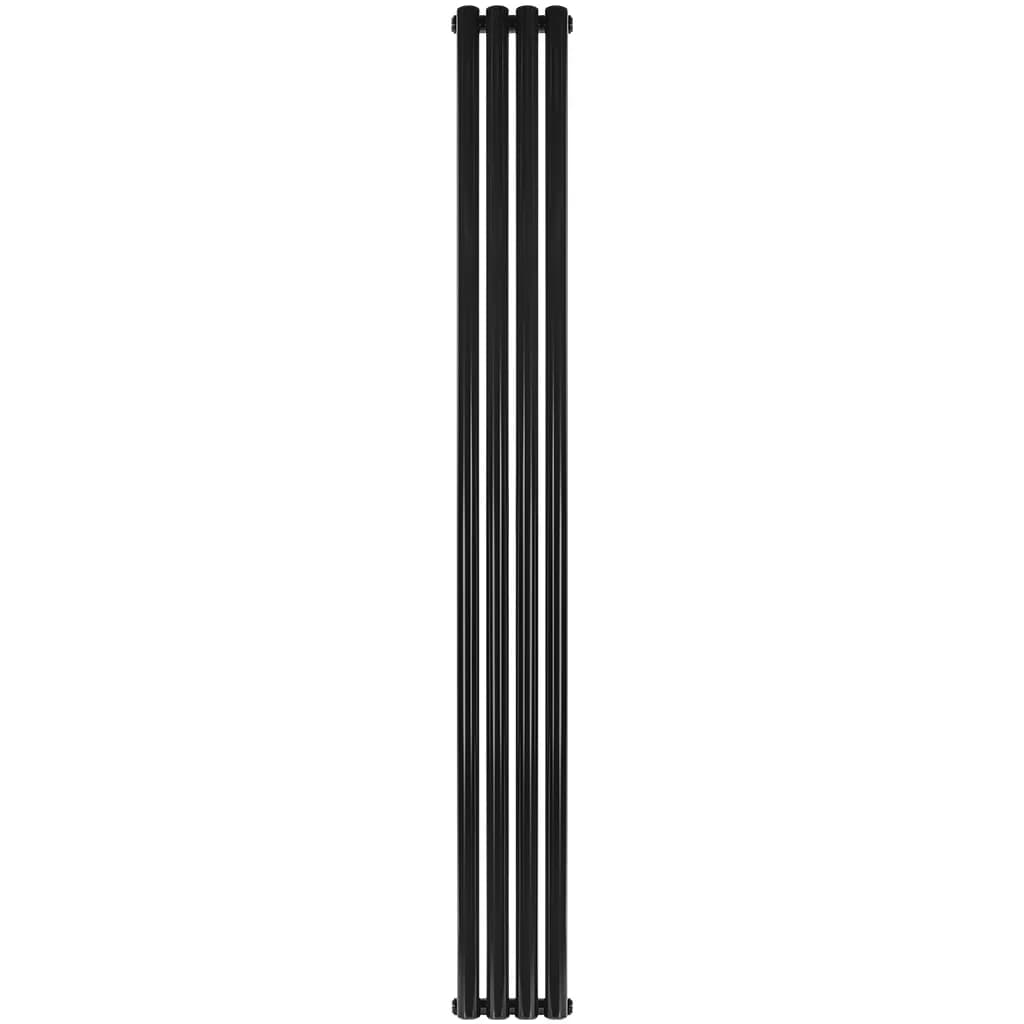 Радиатор стальной трубчатый STOUT TUBE ROUND R40, 1750 мм, 4 секц., чёрный