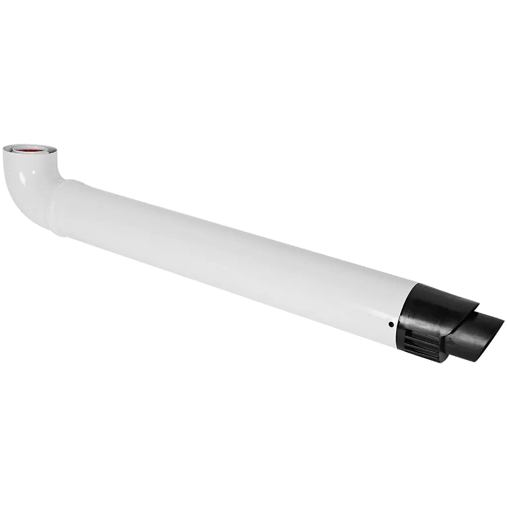 *RCA-6010-240900 ROMMER Комплект дымохода традиц. СТАНДАРТ D60/100, L900 (Bosch,Navien S/C/E,Baxi ECO Nova(кроме 31F и 1.31F)/Classic,Fondital)в комп. фланец