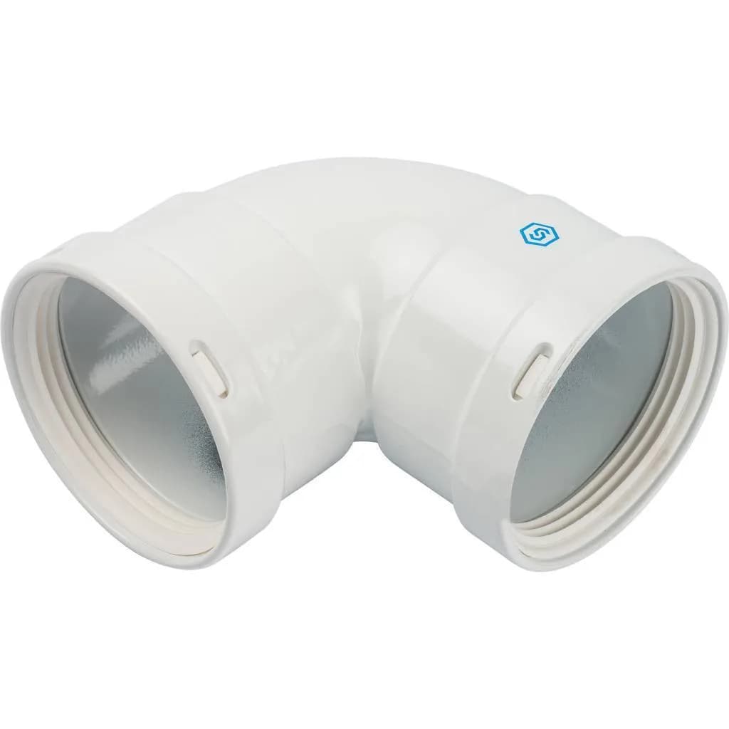 *SCA-0080-020090 STOUT Элемент дымохода отвод 90° м/м DN80