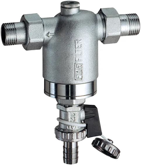 FAR Фильтр 1/2" НР-НР, 100 мкм, Max 95C, 25 бар (без манометра)
