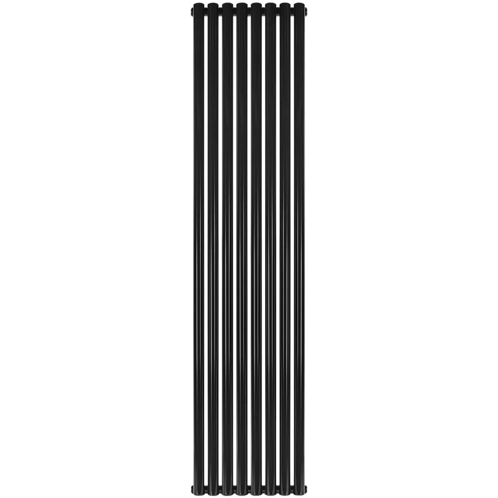 Радиатор стальной трубчатый STOUT TUBE ROUND R40, 1750 мм, 8 секц., чёрный